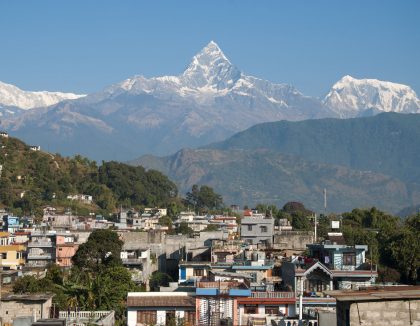 Pokhara/the Himalayas