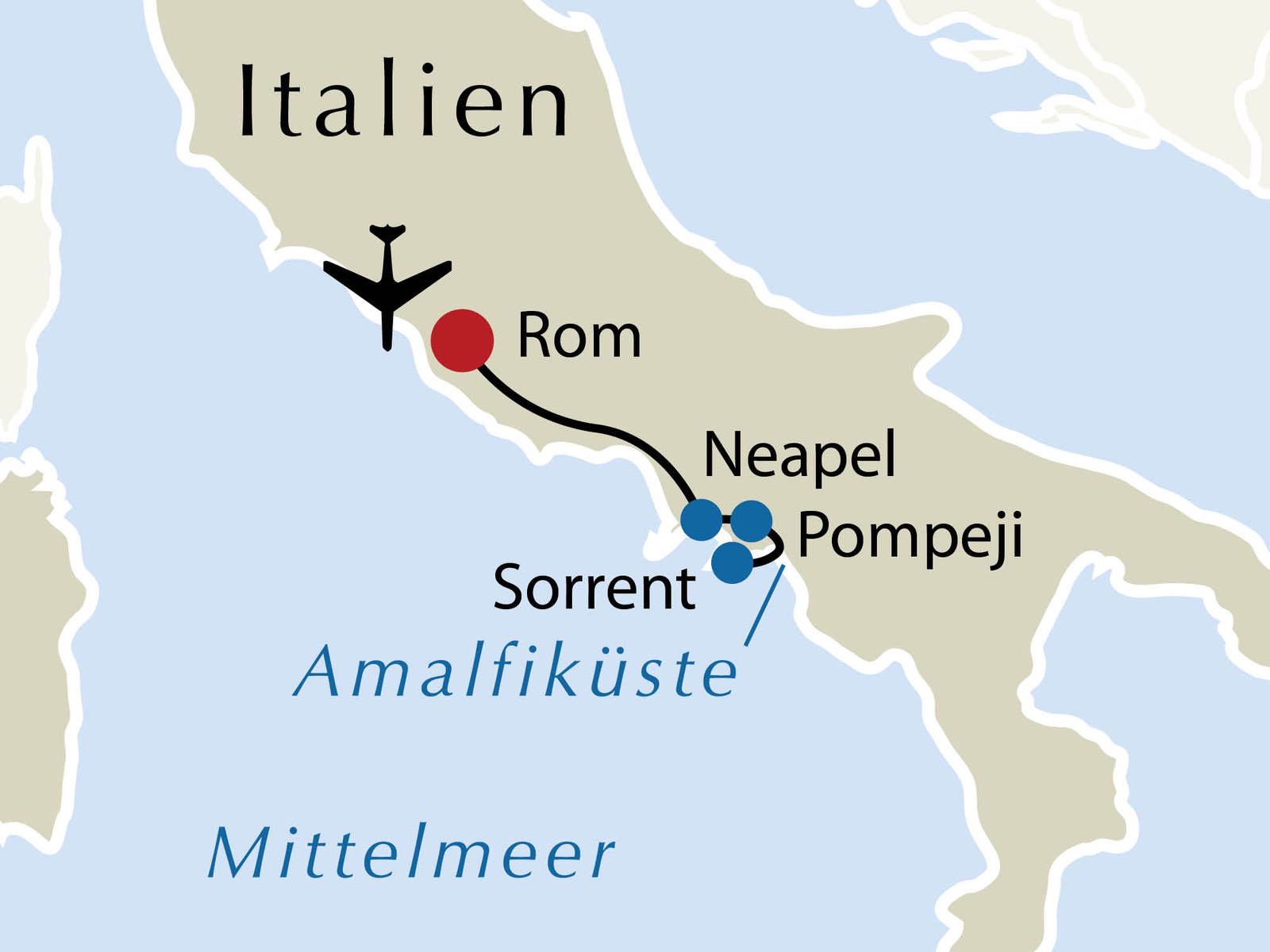 Pompeji Karte