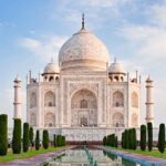 Taj Mahal in sunrise light., Agra, India