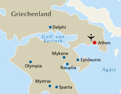 1. Tag: Anreise nach Athen