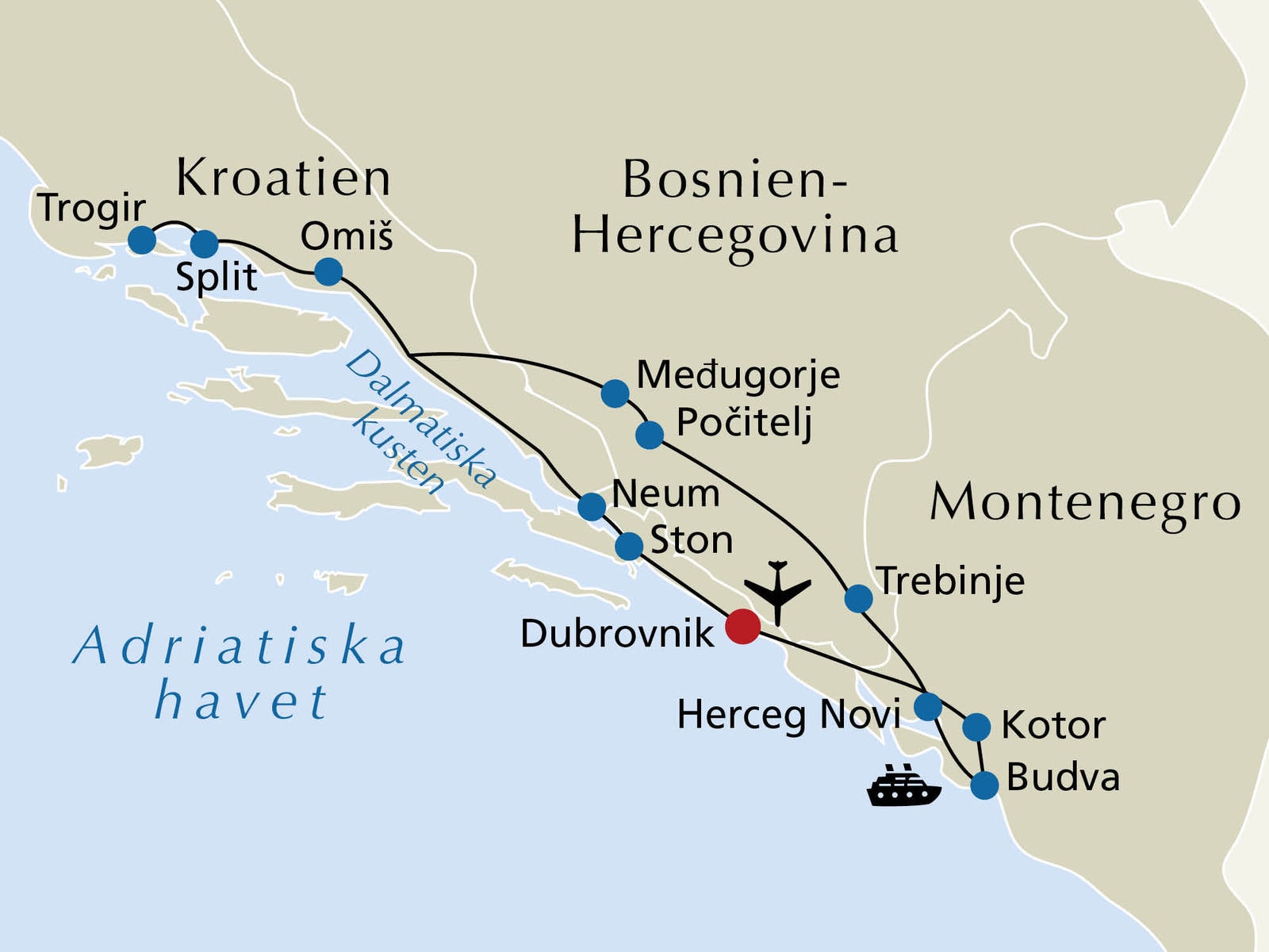 Kroatien & Montenegro › tss-travel.se
