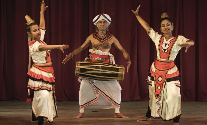 De traditionele Kandy-dansen