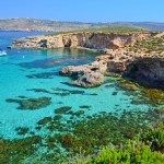 Lagon bleu de Comino